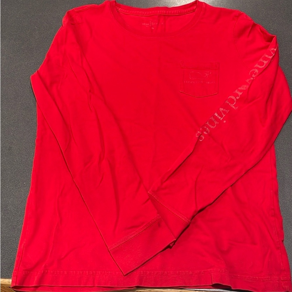 Vineyard vines Red Long Sleeve Tee